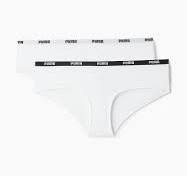 Трусы PUMA ICONIC HIPSTER 2P white  размер S 